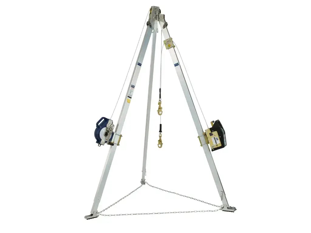 3MTM DBI-SALA® Confined Space Aluminum Tripod with Winch and 3-Way SRL (2)