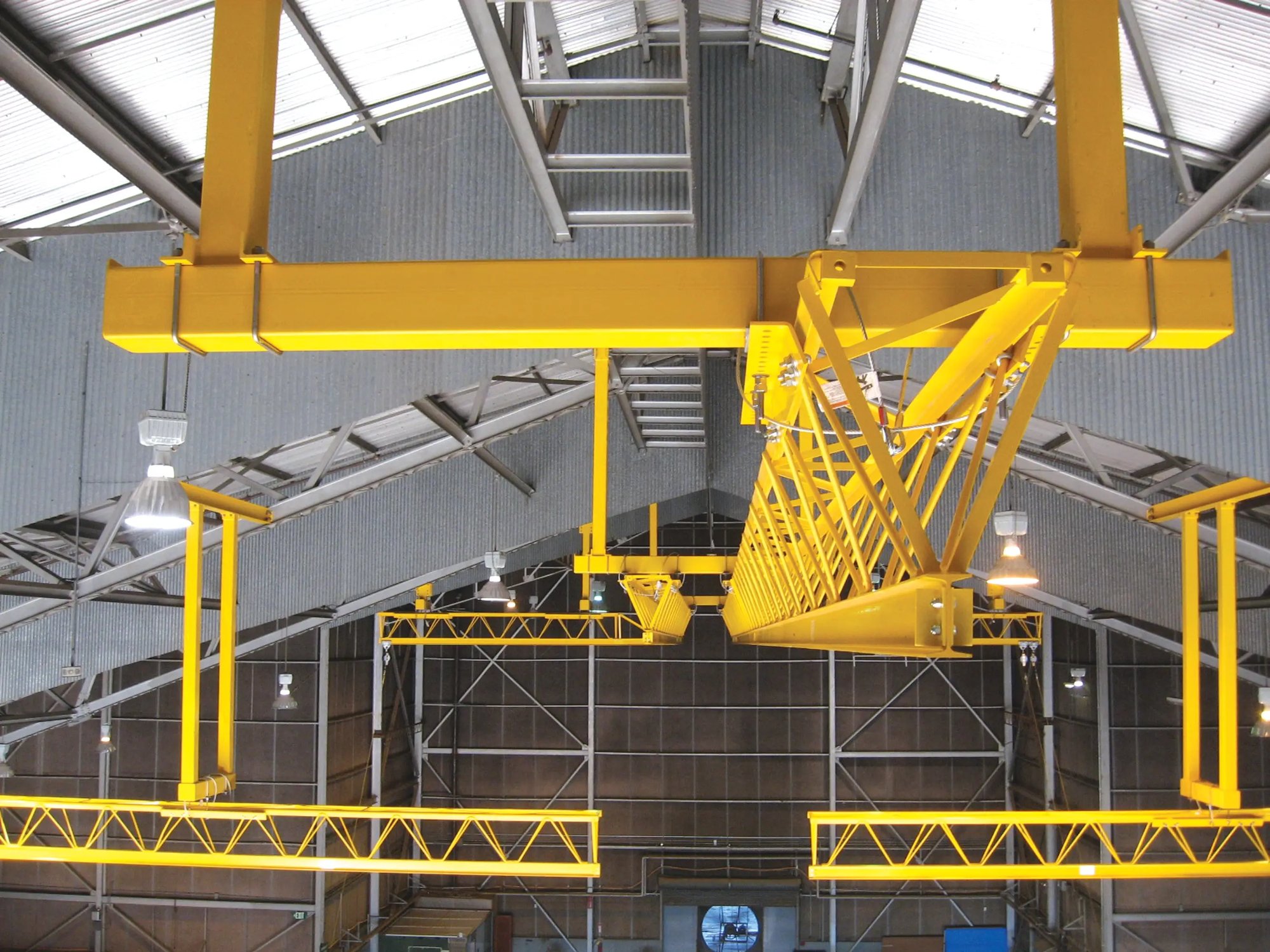 Triangular Truss Aircraft Hangar