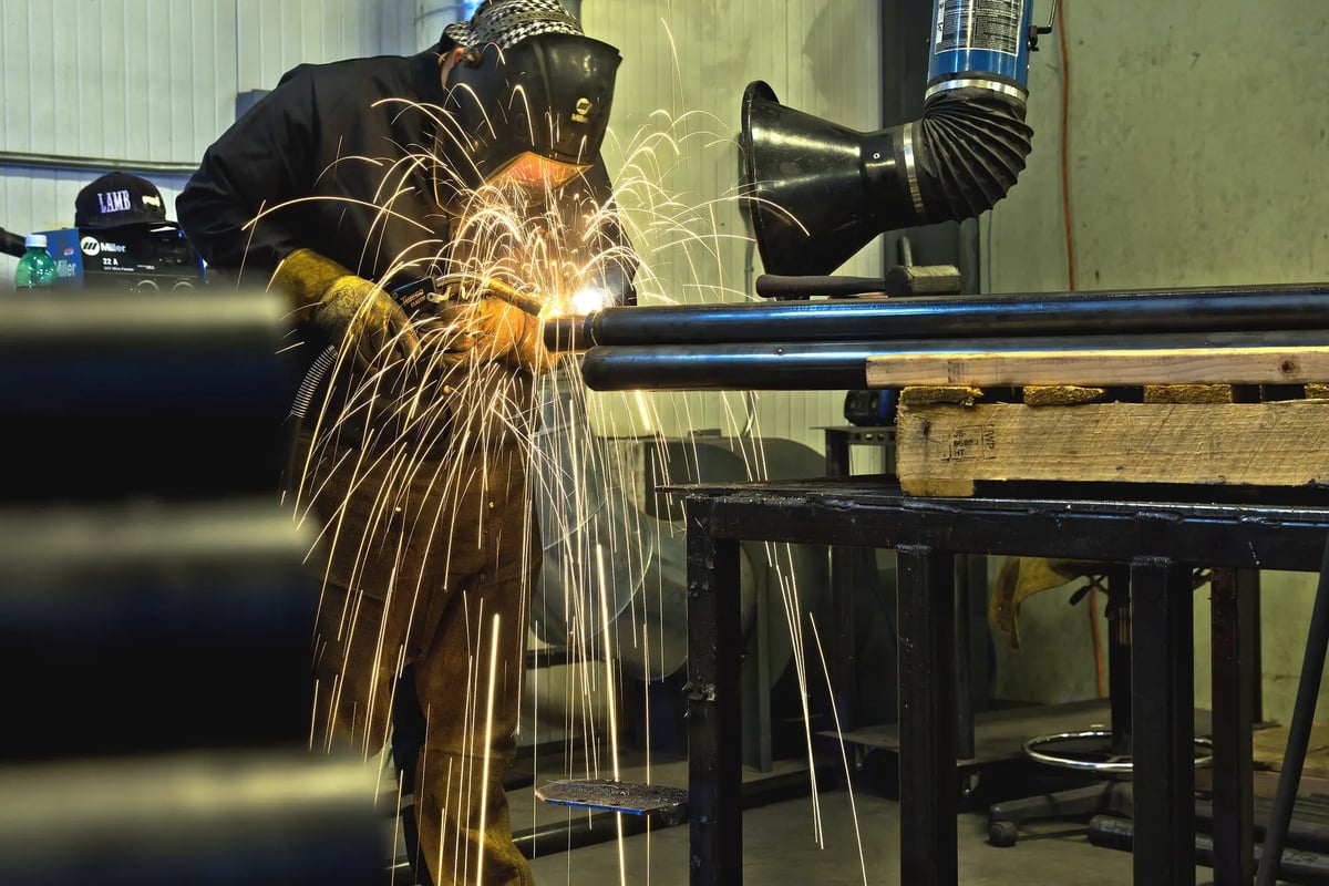DFP worker in fabrication