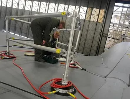 Aviation Fall Protection WinGrip guardrail