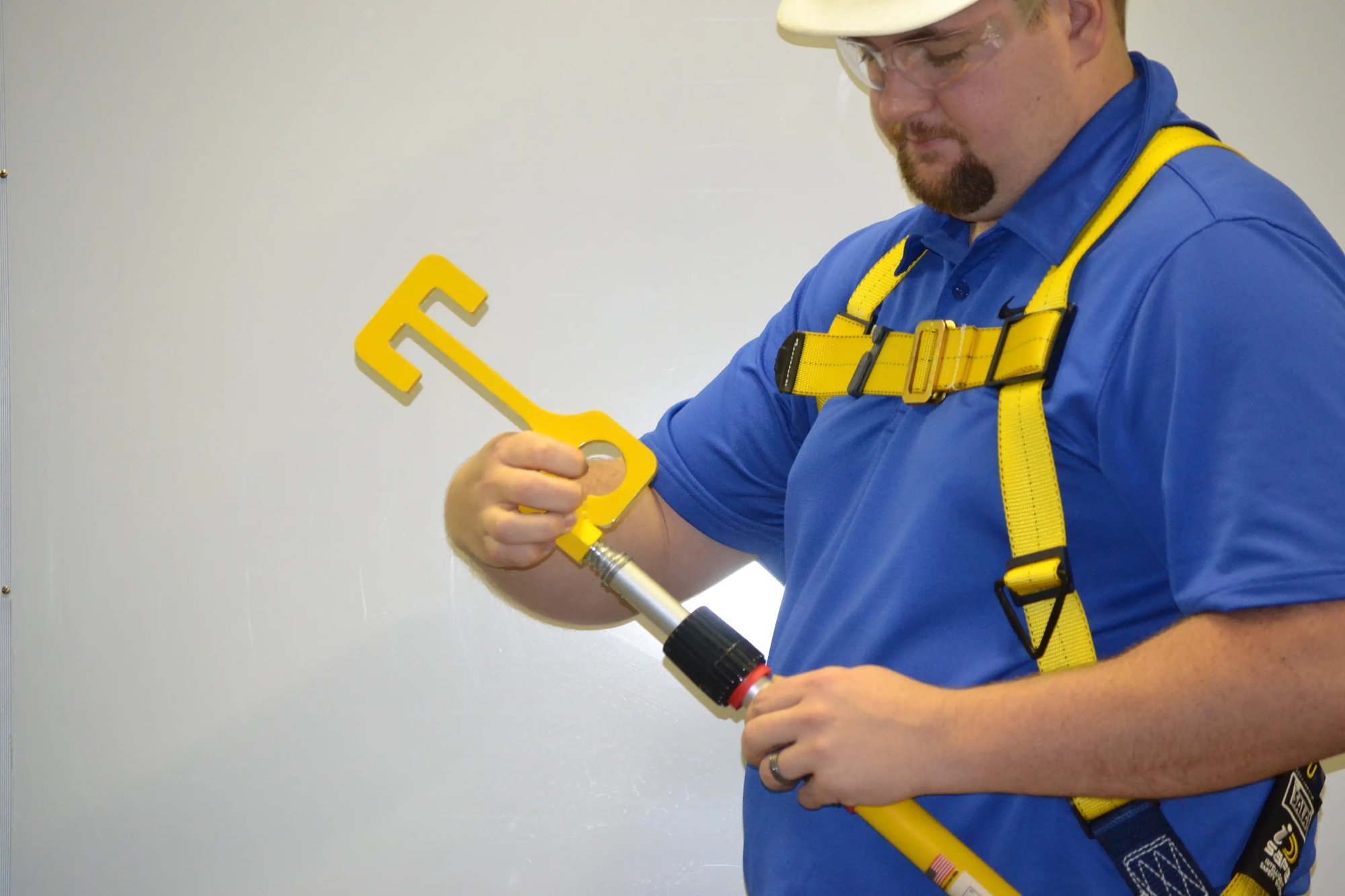 Portable Truss Anchor Installation