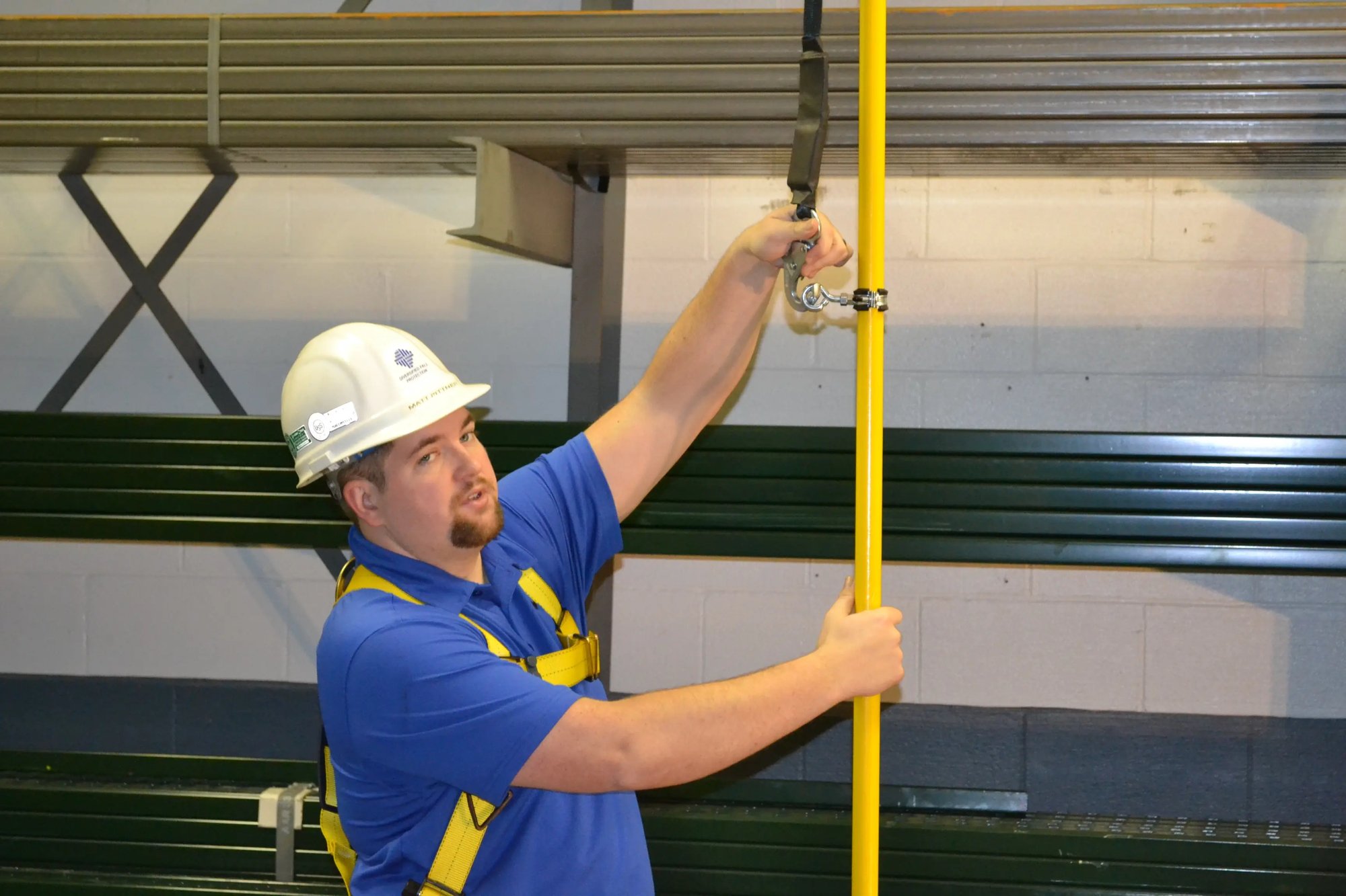 Portable Truss Anchor Testing Installation