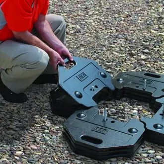 counter weight anchor