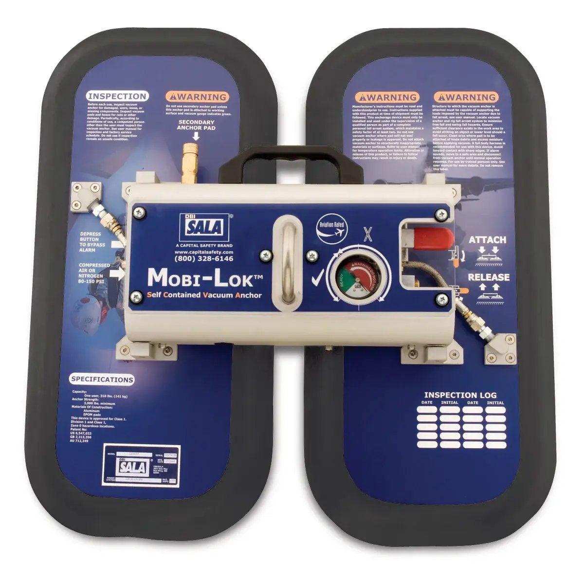 mobi-lok self contained vacuum anchor