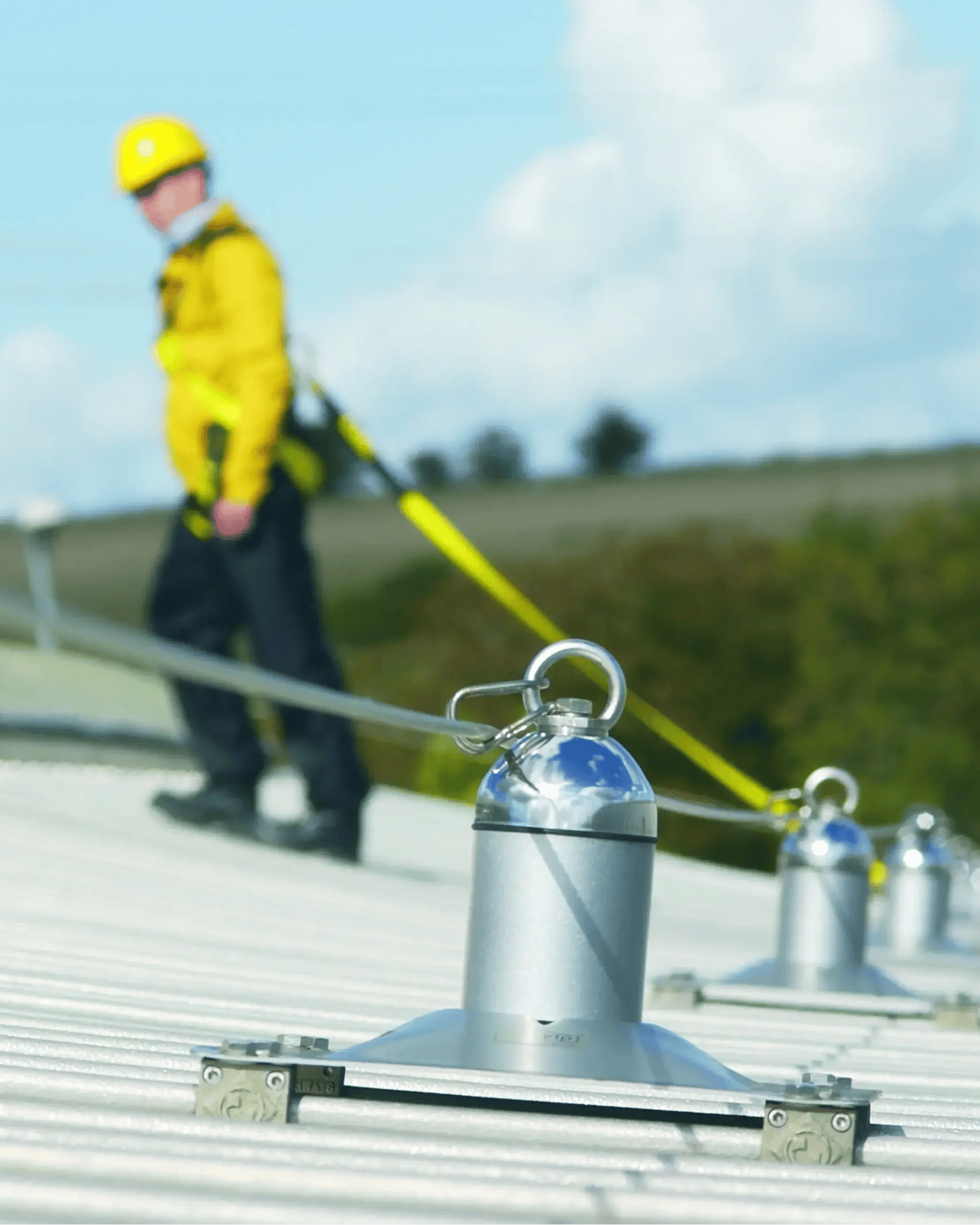 Constant Force Post Horizontal Lifeline