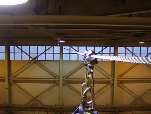 overhead horizonal lifeline