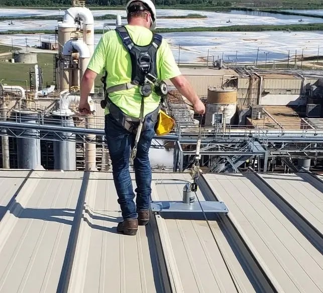 horizontal lifeline rooftop