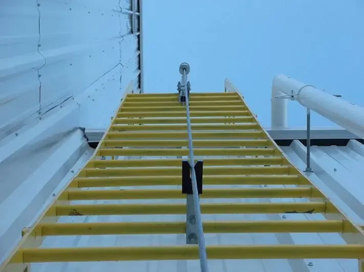 ladder vertical lifeline system