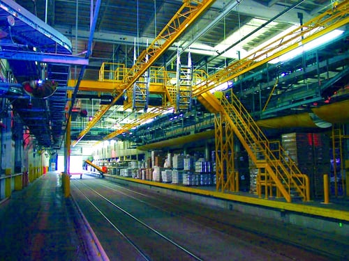 loading platform, stairs, and gangways