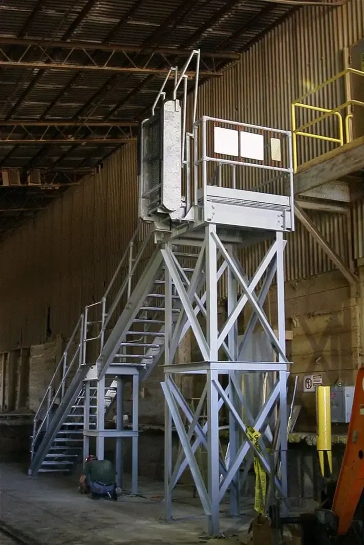 loading platforms stairs gangways