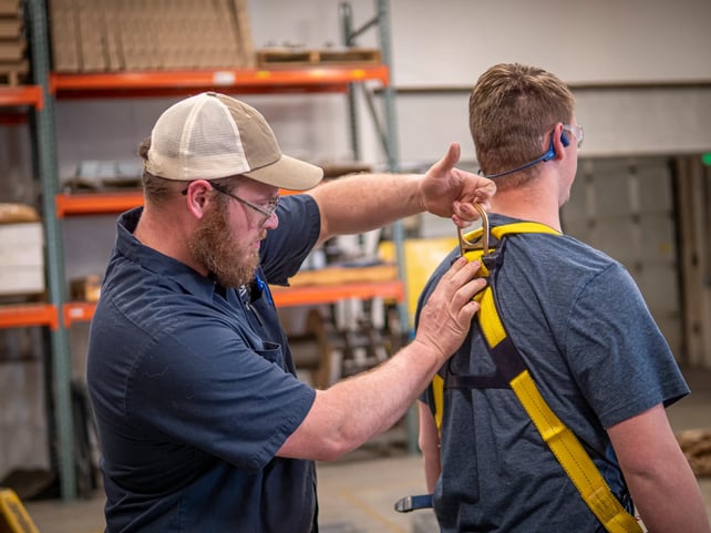 Employee Checking Harness