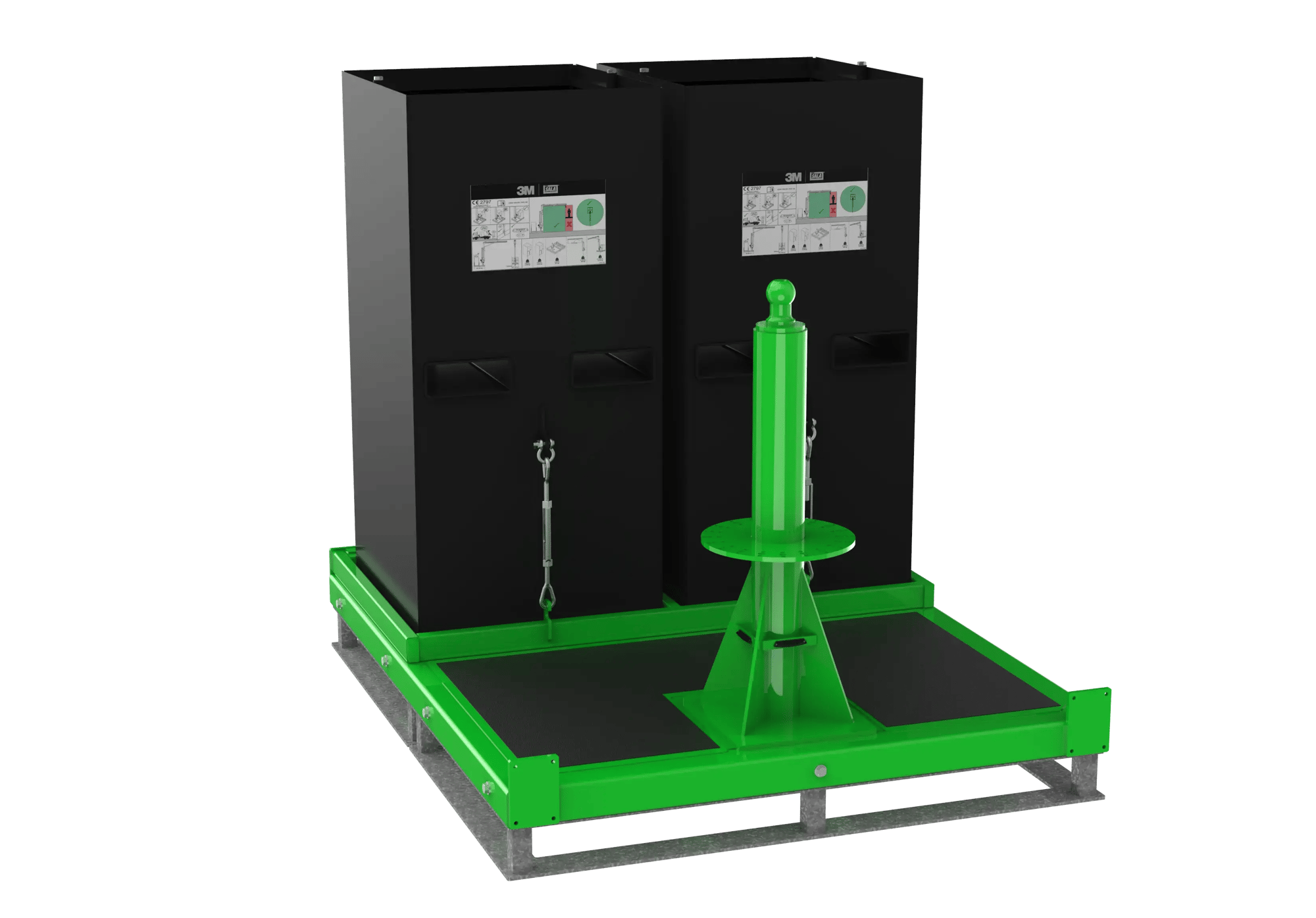 m200 modular jib counterweight mast base without concrete