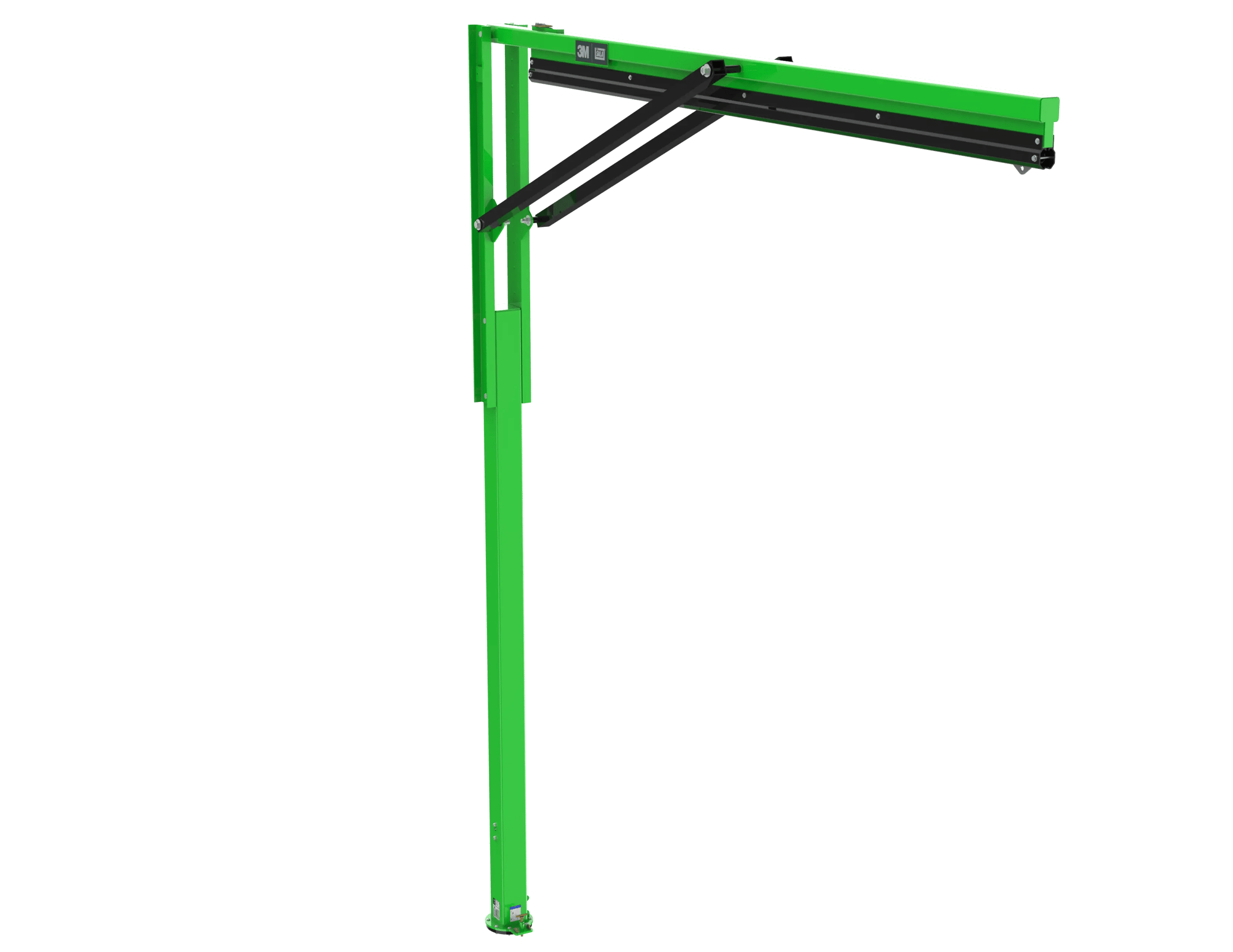 m200 modular jib semi fixed height mast anchor