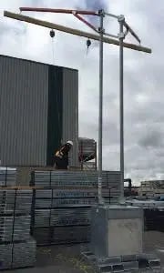 cube mobile fall arrest system rails