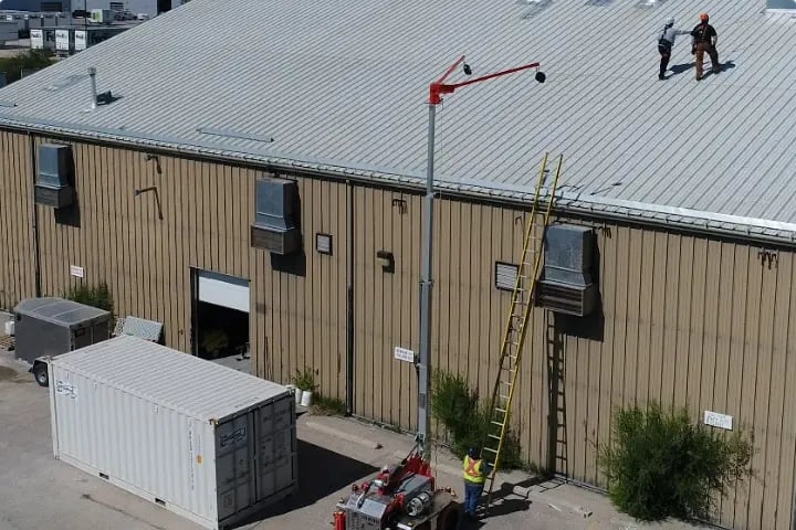 exosphere telescoping jib arm