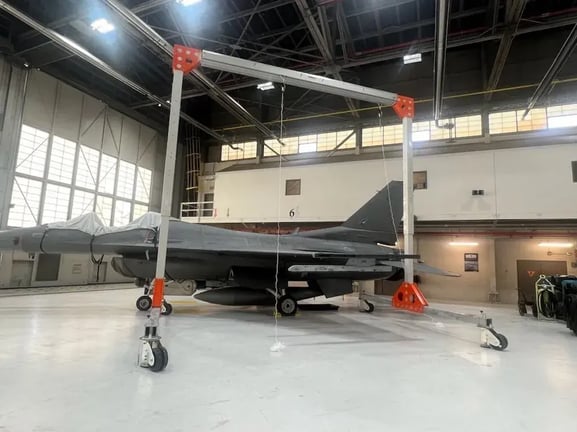 mobile a-frame fall arrest system