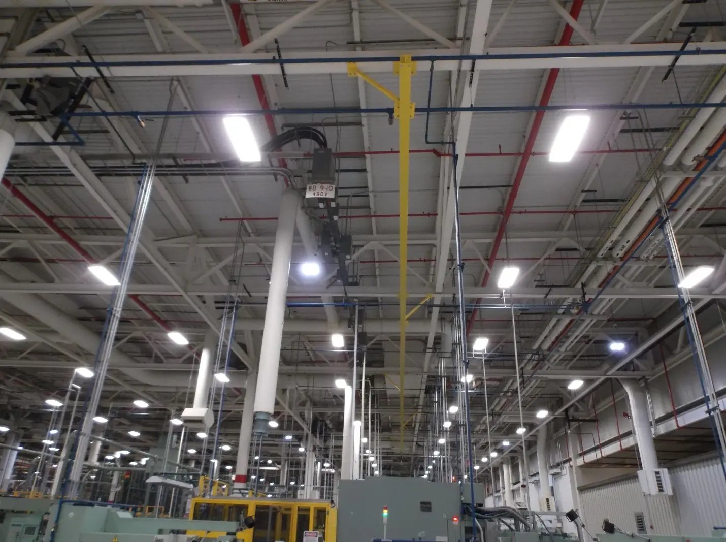 trolley beam fall arrest system