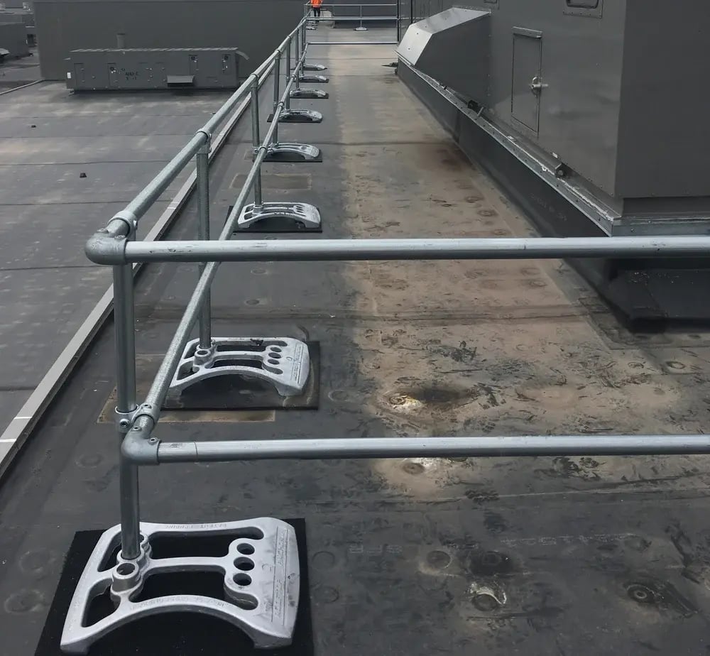 john deer rooftop guardrail