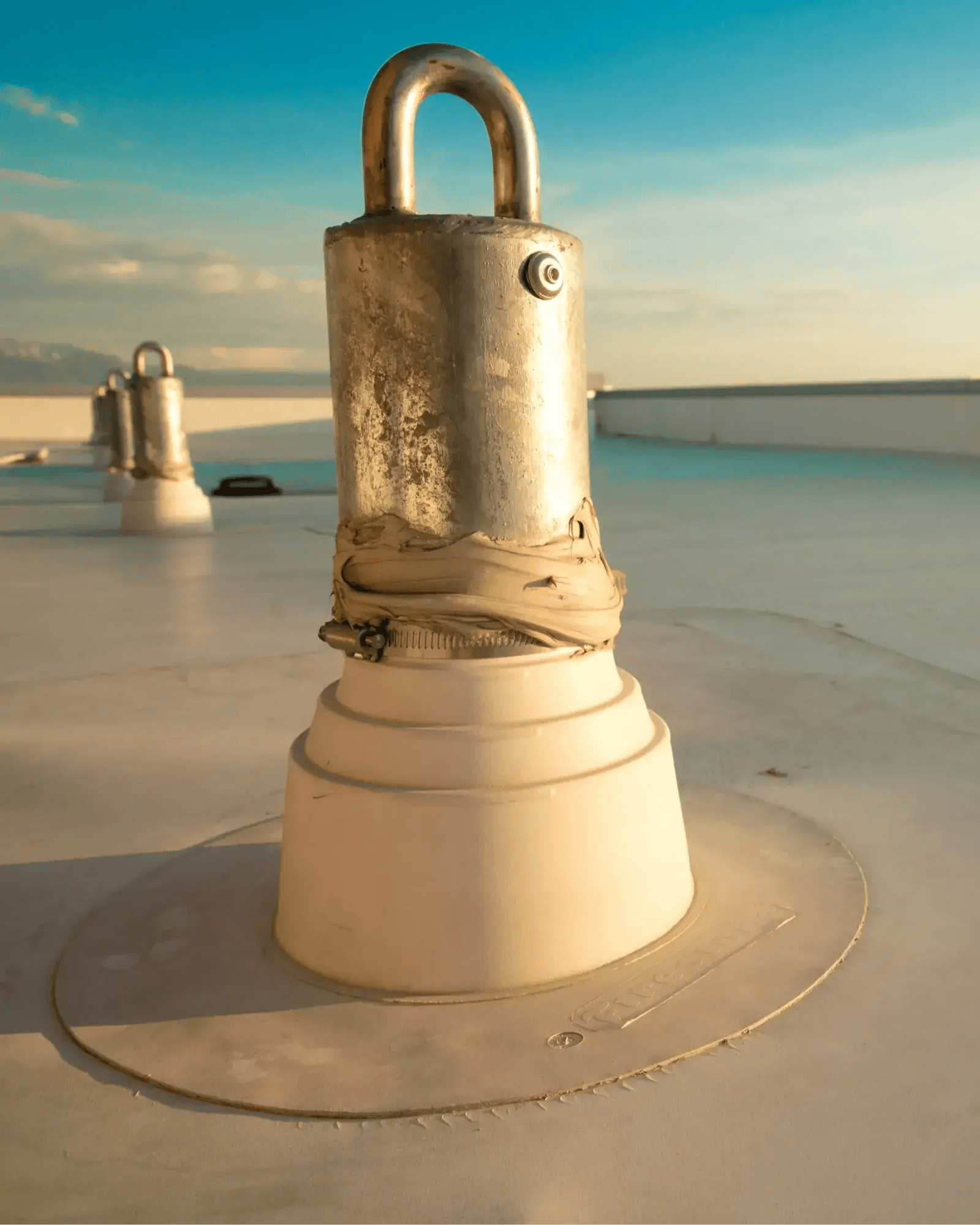 Rigid post single point anchor