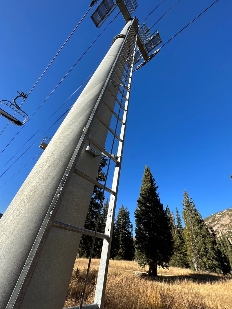ski lift ladder fall protection