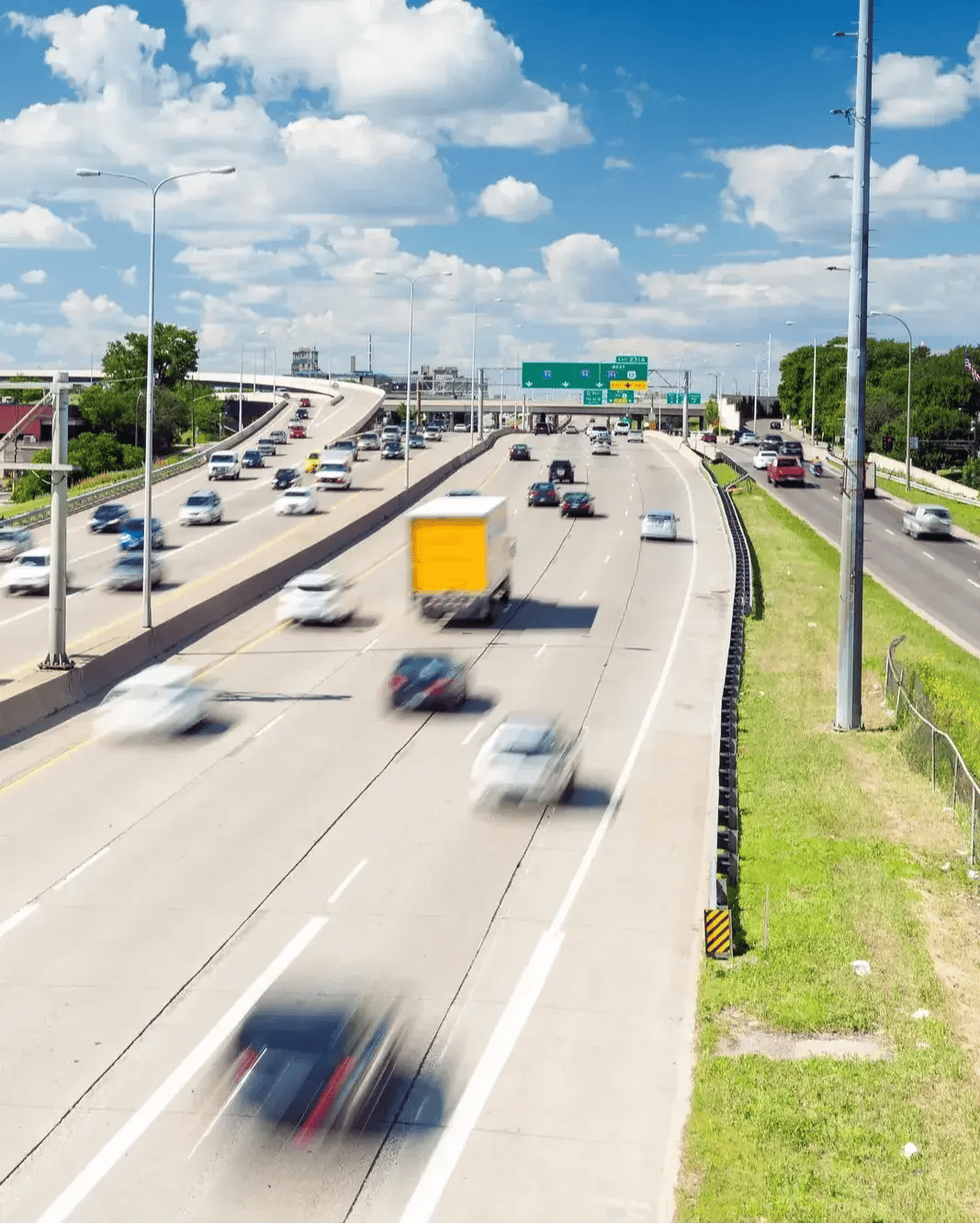 United States highway stock photo