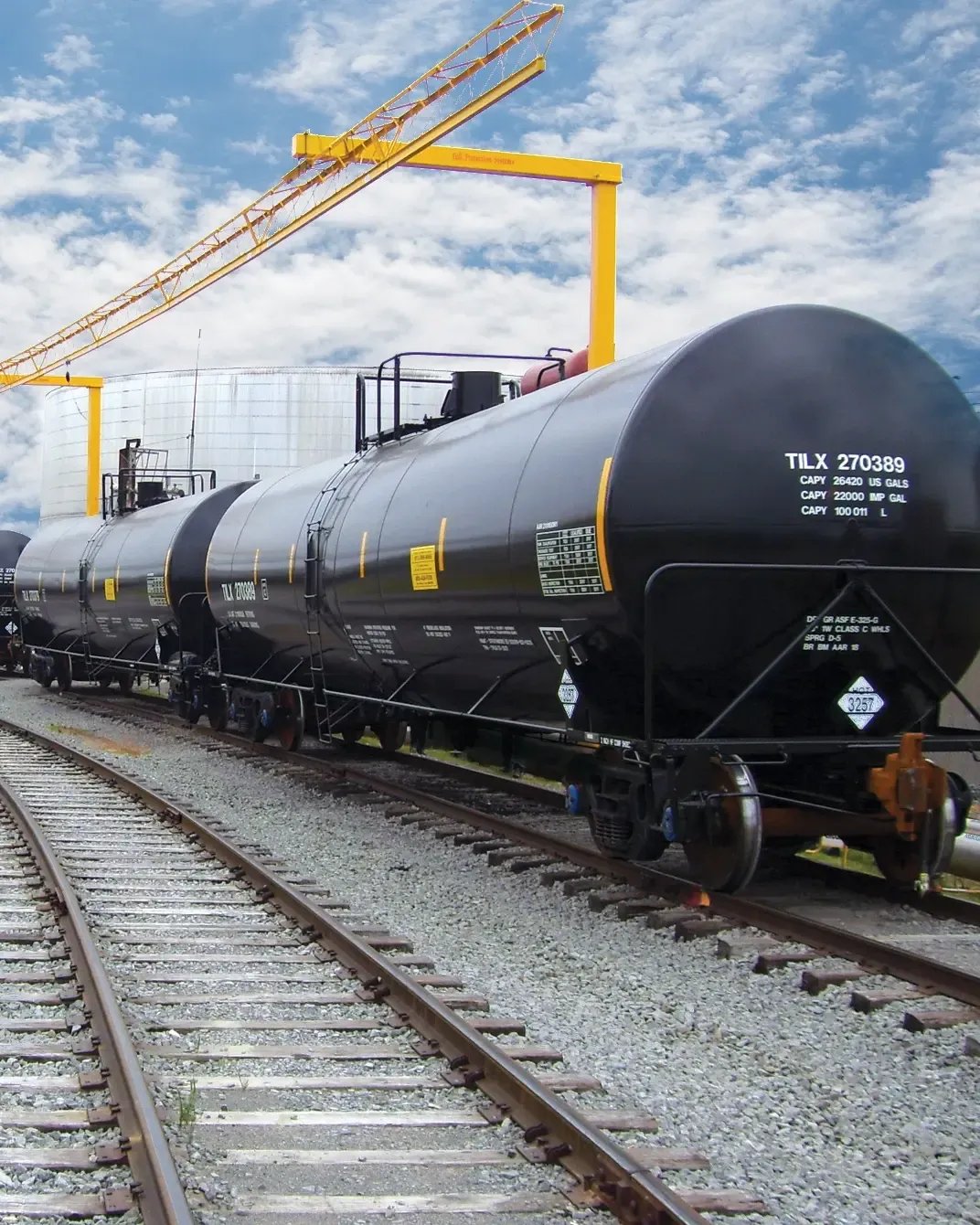 triangular truss rail industry fall protection