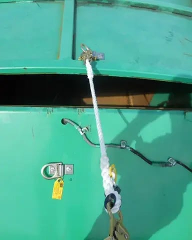 waste management fall protection