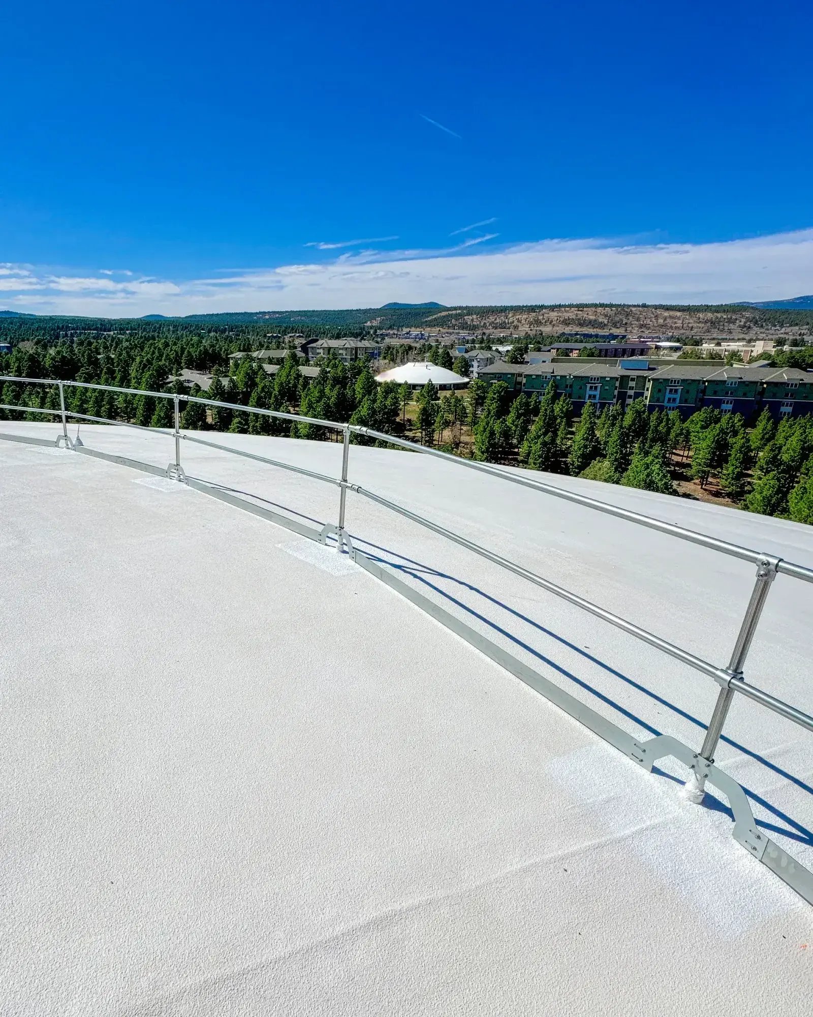 Northern Arizona University skydome guardrail