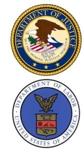 DOJ DOL logos