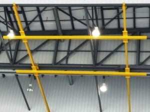 Modular Track Fall Protection System