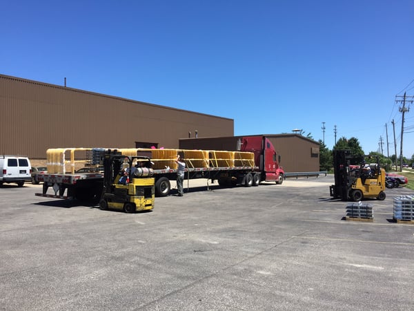 Portable Guardrail In Truck Load Quantities