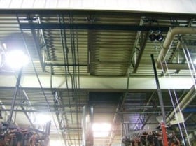 rigid rail overhead fall protection system