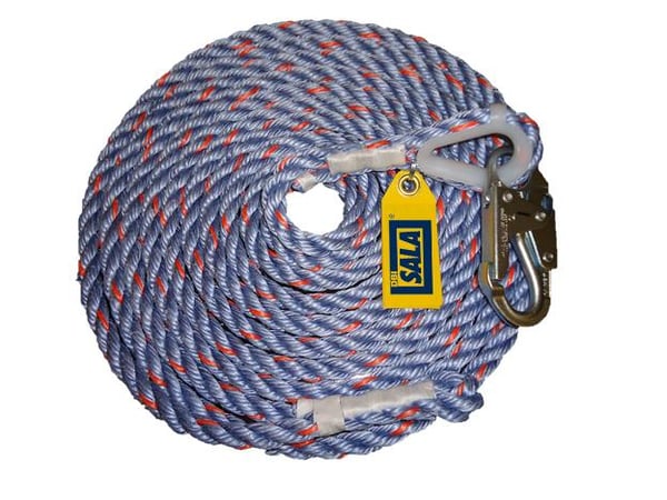 osha compliant capital safety rope grab with snap hook