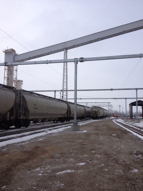horizontal lifeline system railcar