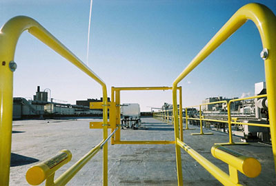 swing gate ladder access