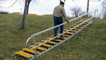 tuff step stair system with handrail
