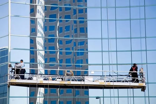 Window washing Powered Platform suspended access system