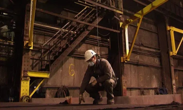 Industrial fall arrest jib arm