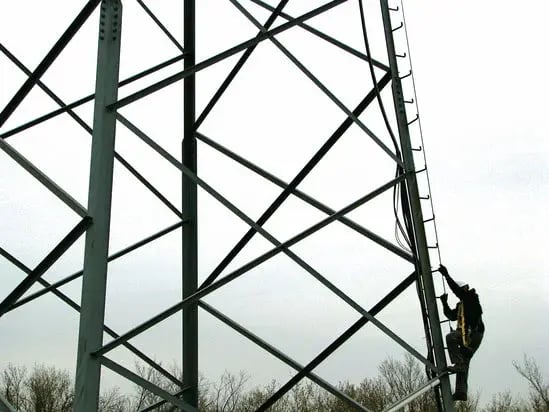 energy sector worker fall protection example