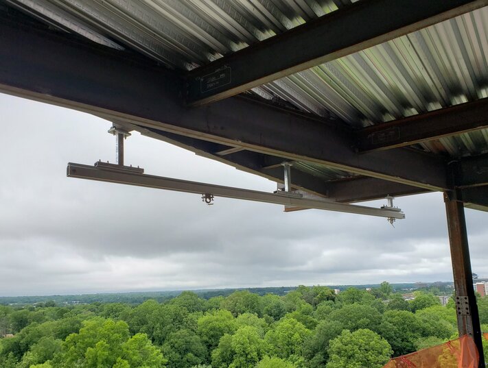 Window Washing Monorail Diversified Fall Protection